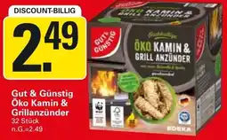 WEZ Gut & Günstig Öko Kamin & Grillanzünder Angebot