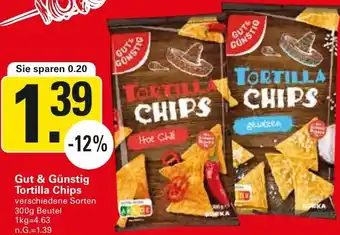 WEZ Gut & Günstig Tortilla Chips Angebot