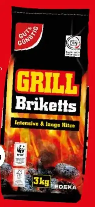 WEZ Gut & Günstig Grillbriketts Angebot
