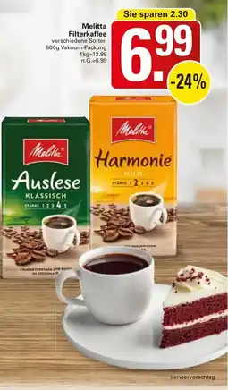 WEZ Melitta Filterkaffee Angebot