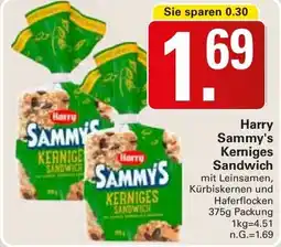 WEZ Harry Sammy's Kerniges Sandwich Angebot