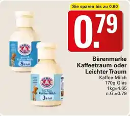 WEZ Bärenmarke Kaffeetraum oder Leichter Traum Angebot