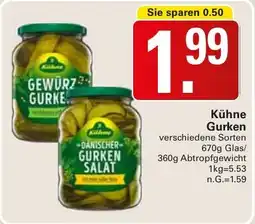 WEZ Kühne Gurken Angebot