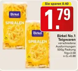 WEZ Birkel No.1 Teigwaren Angebot