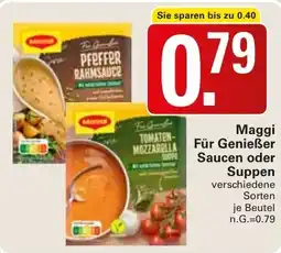 WEZ Maggi Für Genießer Saucen oder Suppen Angebot