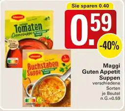 WEZ Maggi Guten Appetit Suppen Angebot