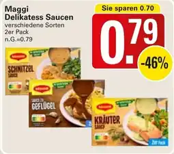 WEZ Maggi Delikatess Saucen Angebot
