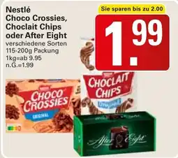 WEZ Nestlé Choco Crossies, Choclait Chips oder After Eight Angebot