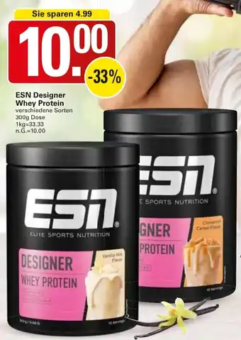 WEZ ESN Designer Whey Protein Angebot