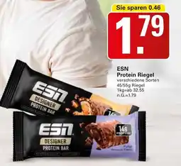 WEZ ESN Protein Riegel Angebot