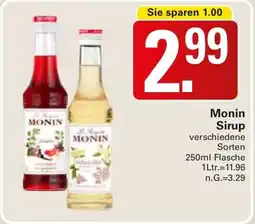 WEZ Monin Sirup Angebot