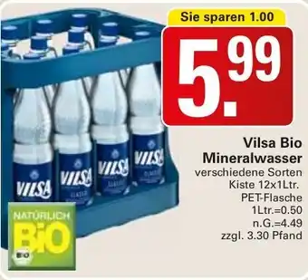WEZ Vilsa Bio Mineralwasser Angebot
