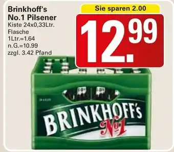 WEZ Brinkhoff's No.1 Pilsener Angebot