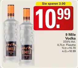 WEZ 9 Mile Vodka Angebot