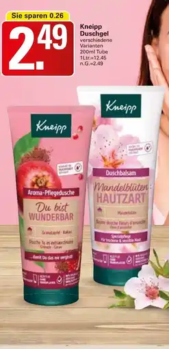 WEZ Kneipp Duschgel Angebot