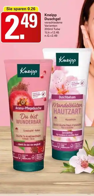 WEZ Kneipp Duschgel Angebot