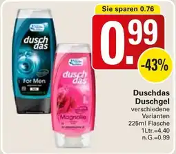 WEZ Duschdas Duschgel Angebot
