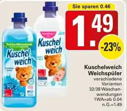 WEZ Kuschelweich Weichspüler Angebot