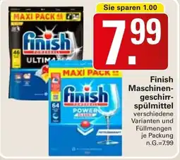 WEZ Finish Maschinengeschirrspülmittel Angebot