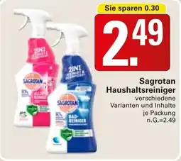 WEZ Sagrotan Haushaltsreiniger Angebot
