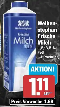 AEZ Weihen- stephan Frische Milch Angebot