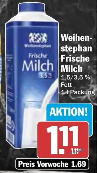 AEZ Weihen- stephan Frische Milch Angebot