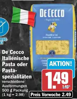 AEZ De Cecco Italienische Pasta oder Pasta- spezialitäten Angebot