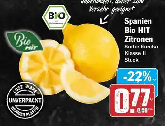 AEZ Spanien Bio HIT Zitronen Angebot