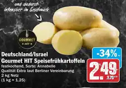 AEZ Deutschland/Israel Gourmet HIT Speisefrühkartoffeln Angebot
