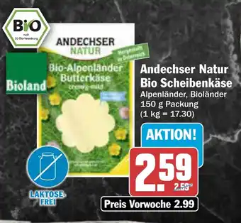 AEZ Andechser Natur Bio Scheibenkäse Angebot