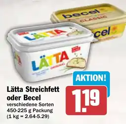AEZ Lätta Streichfett oder Becel Angebot