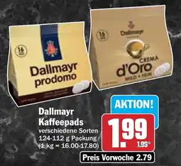 AEZ Dallmayr Kaffeepads Angebot