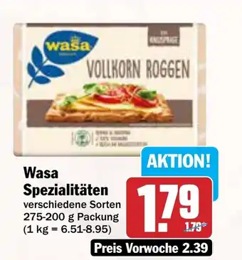 AEZ Wasa Spezialitäten Angebot