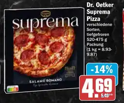 AEZ Dr. Oetker Suprema Pizza Angebot