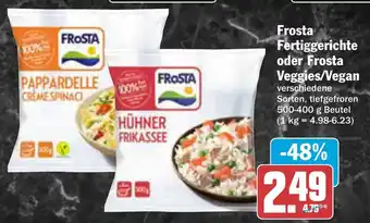 AEZ Frosta Fertiggerichte oder Frosta Veggies/Vegan Angebot