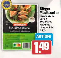 AEZ Bürger Maultaschen Angebot
