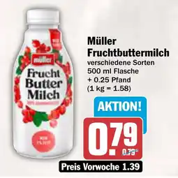 AEZ Müller Fruchtbuttermilch Angebot