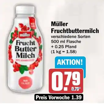 AEZ Müller Fruchtbuttermilch Angebot