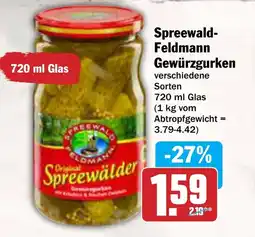 AEZ Spreewald- Feldmann Gewürzgurken Angebot