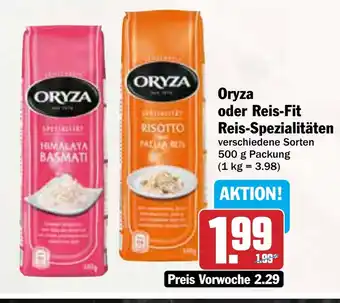 AEZ Oryza oder Reis-Fit Reis-Spezialitäten Angebot