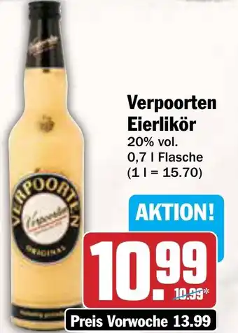 AEZ Verpoorten Eierlikör Angebot