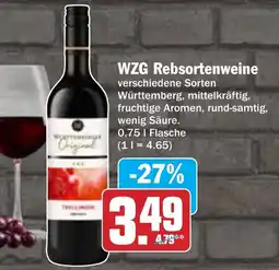 AEZ WZG Rebsortenweine Angebot