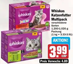 AEZ Whiskas Katzenfutter Multipack Angebot
