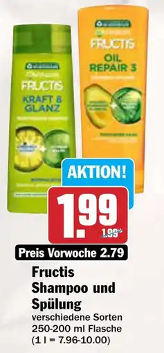 AEZ Fructis Shampoo und Spülung Angebot