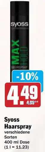 AEZ Syoss Haarspray Angebot