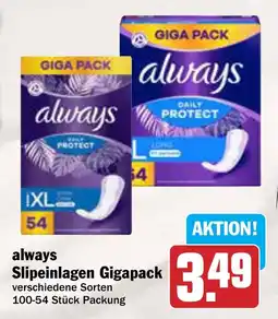 AEZ always Slipeinlagen Gigapack Angebot