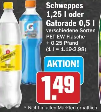 AEZ Schweppes oder Gatorade Angebot