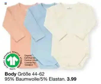 Zeeman Body Größe 44-62 Angebot