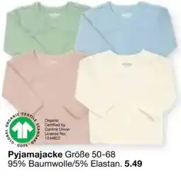 Zeeman Pyjamajacke Größe 50-68 Angebot