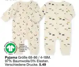 Zeeman Pyjamahose Größe 44-68 Angebot